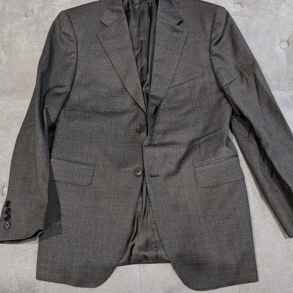Canali Grey Birdseye virgin wool 2-button Suit